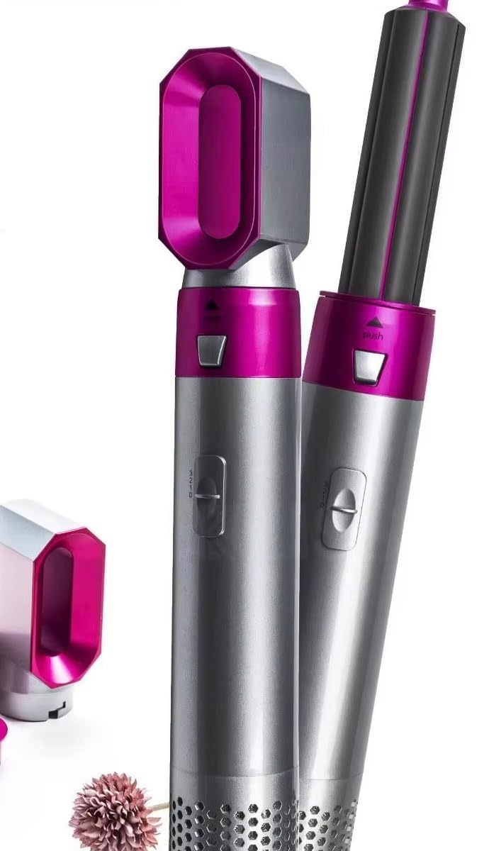 Curling Iron, Straightener & Volumizer, Negative Ion Blow Dryer for Smooth, Frizz-Free Hair – For Home & Salon Use