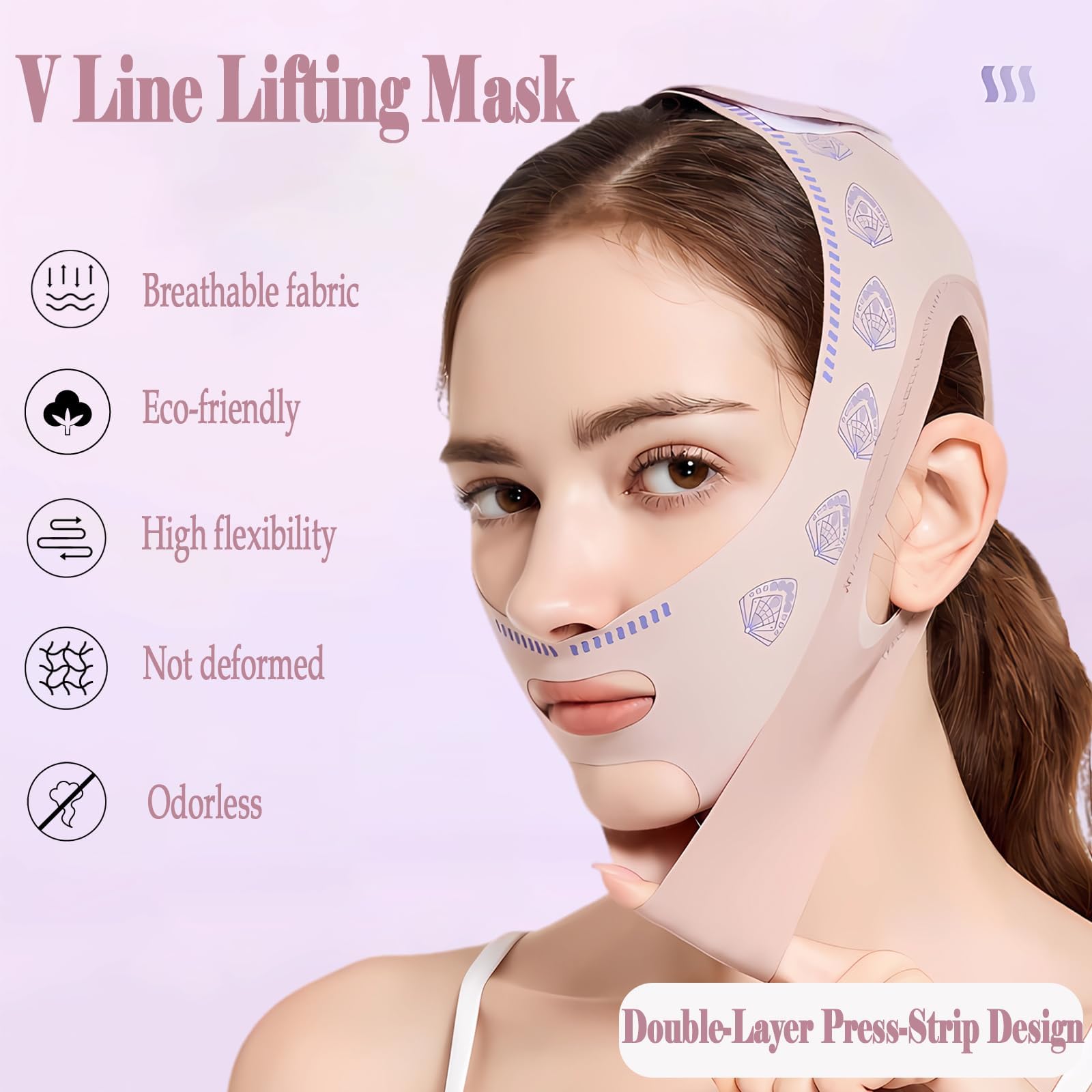 Reusable Facial Belt for V-Shaped Face & Jawline