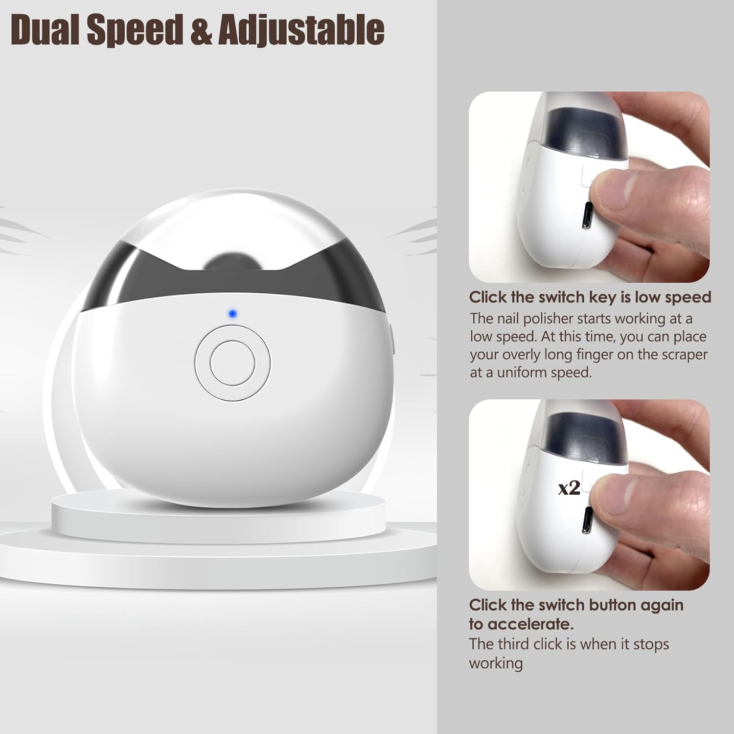 Rechargeable Automatic Nail Clipper, Electric Baby Nail Clippers For Babies & Adults